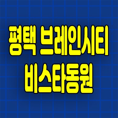  평택 브레인시티 비스타동원 아파트 4블럭 미분양 계약조건 모델하우스