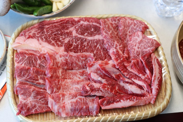 평택 한우 맛집 고퀄리티 정육식당 백미한우 평택점