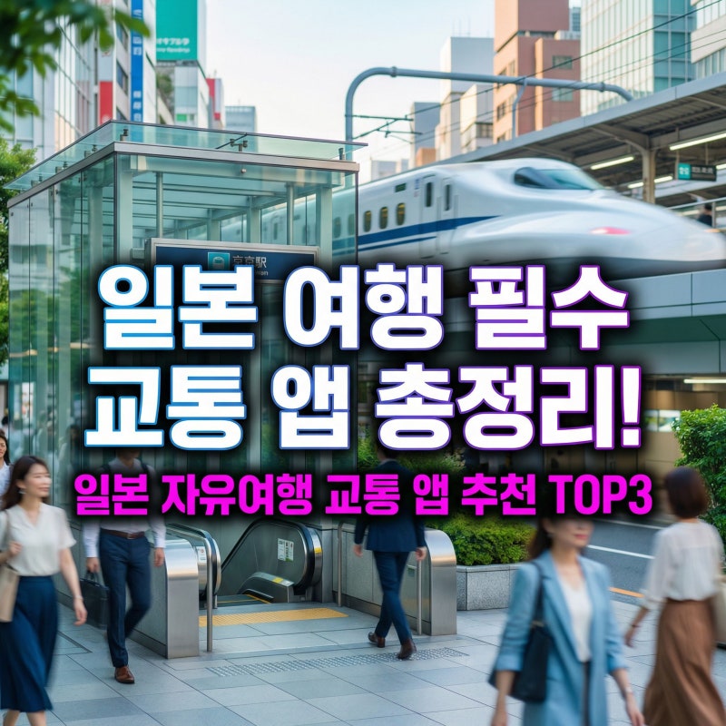 일본 여행 필수 어플리케이션 총정리: 'GO' 사용법부터 필수 교통앱을 알려드립니다!