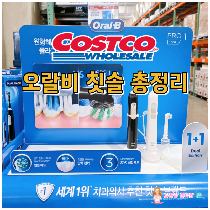 코스트코 추천상품! 오랄비 PRO1 전동칫솔, 칫솔모까지 총정리