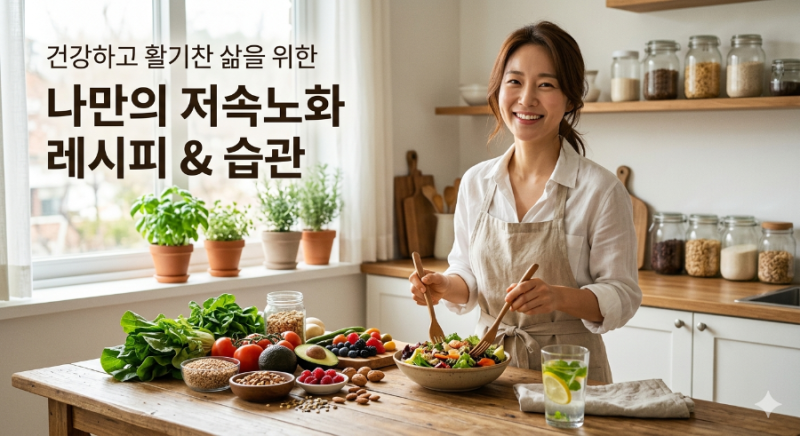 "50대 저속노화 식단" 신애라 야채스프 레시피로 시작하는 건강한 아침