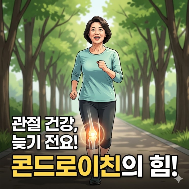  무릎 연골 닳은데 콘드로이친 효과, 연골 영양제 고를 때 꼭 확인해야 할 핵심 기준
