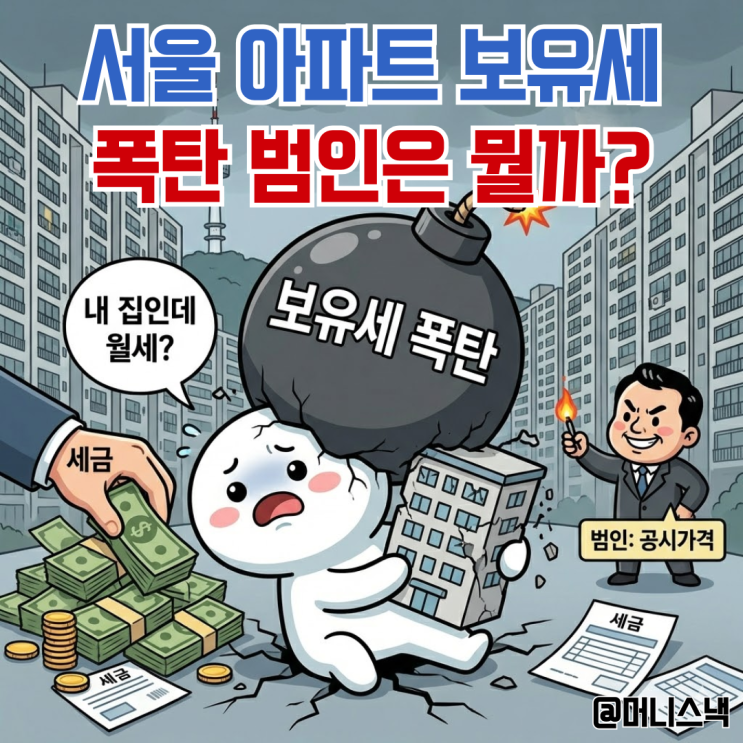내집인데 월세내는 기분? 서울 아파트 보유세 폭탄 범인은 공시가격