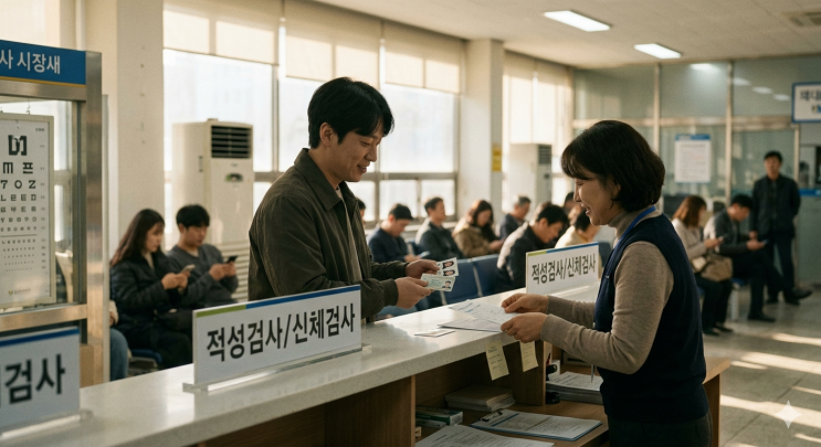 1종 보통 적성검사 ‘신체검사 데이터 없음’ 오류? 해결 방법 총정리