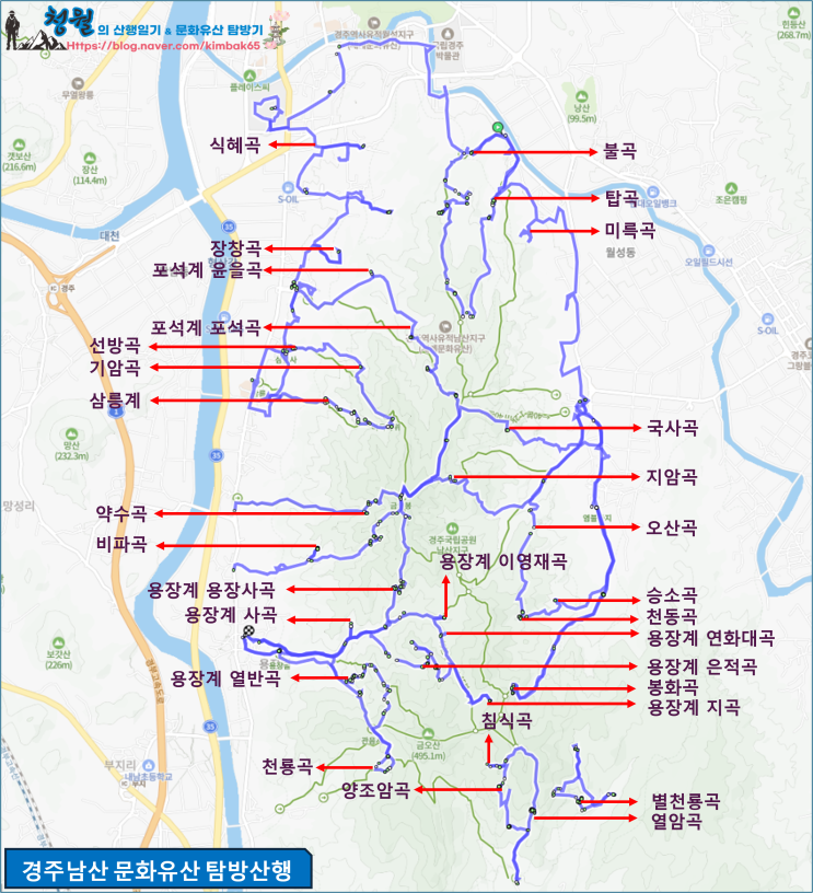   2025~26년 경주남산 문화유산 탐방(13회) 총정리