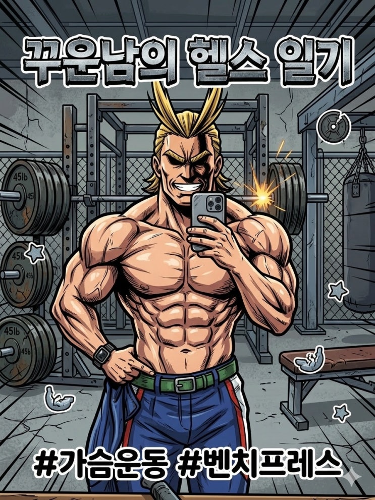  증량하기 순항중인 챗지피티가 짜준 루틴 근력증진 벤치프레스