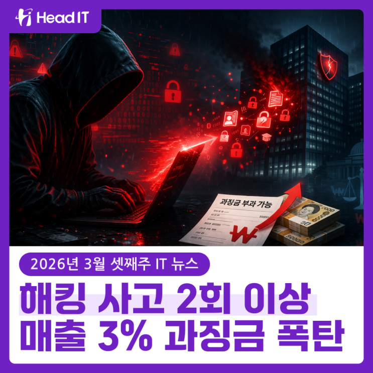 뉴스] 해킹 두 번이면 매출 3% 과징금… <b>정보통신망법 개정</b> 충격