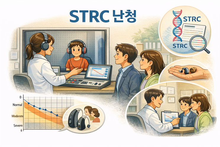  STRC 난청이란? 특징과 검사 보청기 상담에 대해