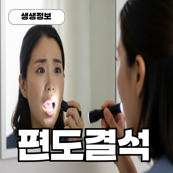 편도결석 원인과 안전하게 빼는 법 3가지