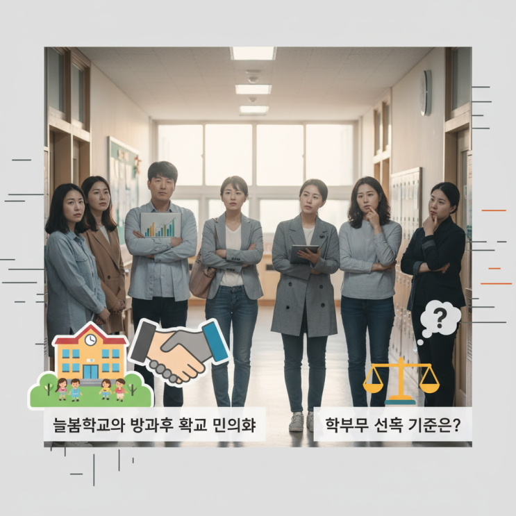  늘봄학교와 방과후 학교 민영화 논란, 학부모 선택 기준은?