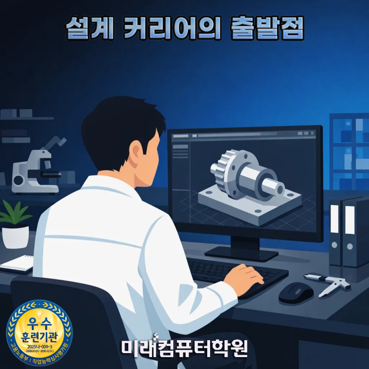   부산 국비지원 INVENTOR(인벤터) 3D모델링 + 기계캐드마스터 자격증 과정자격증·포트폴리오·취업까지 한 번에 완성!