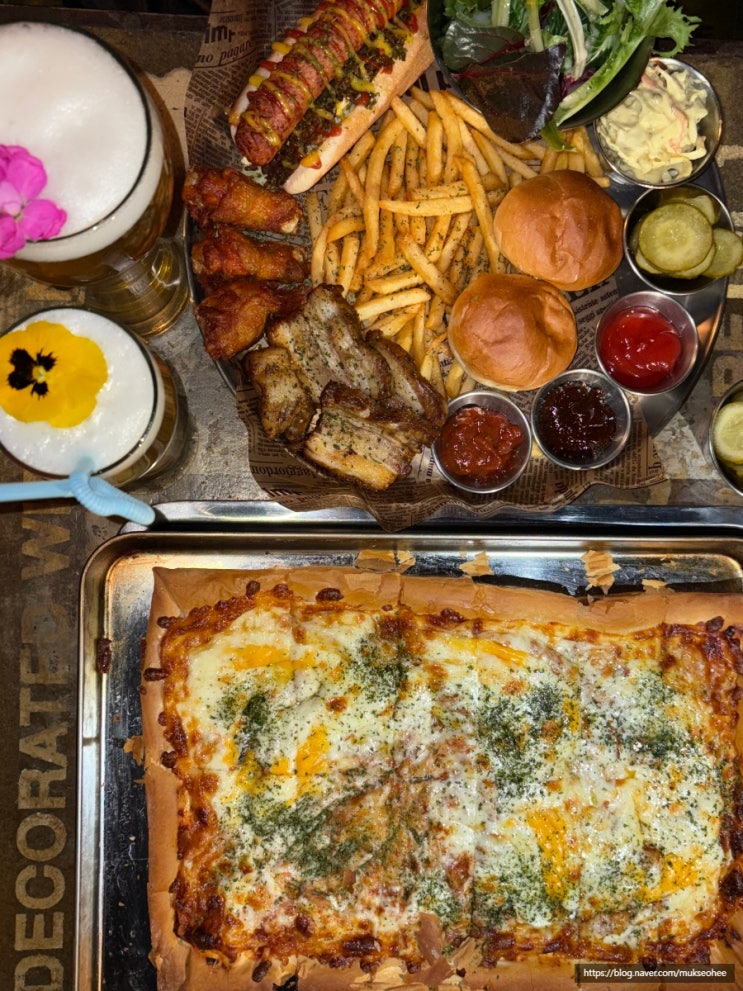  사당 분위기 좋은 크래프트라인 피맥 맛집 삼겹살 플래터