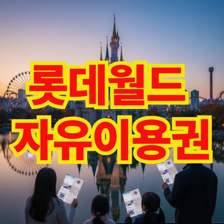 롯데월드 자유이용권 할인과 가격 비교부터 오후권, 어린이 예매까지 서울 부산 잠실에서 놓....