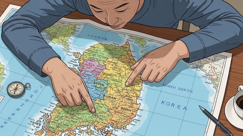 한국 지도보기 위성지도로 우리 동네 옛날 모습 찾기