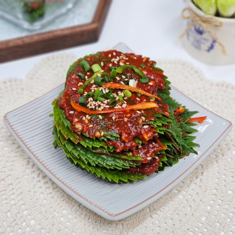 깻잎김치 양념장 레시피 깻잎지 깻잎 무침 반찬 요리 세척 보관법