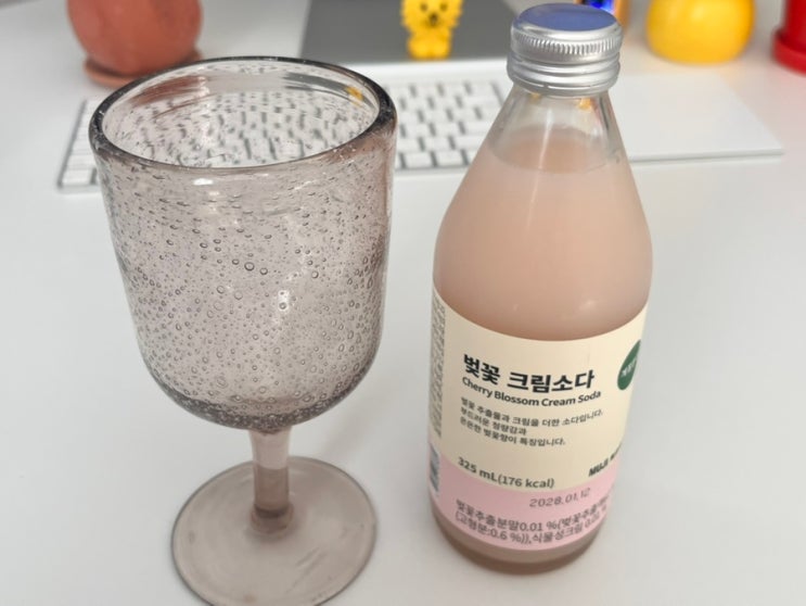  무인양품 벚꽃 간식 후기  벚꽃 크림소다 양갱 솔직 리뷰