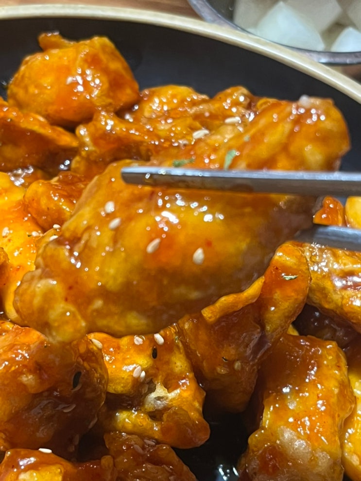  광주 맥시칸치킨 | 선운지구 1타 닭강정 똥집튀김 맛집