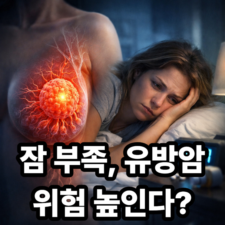  유방암과 수면 부족의 관계, 잠이 부족하면 위험할까?