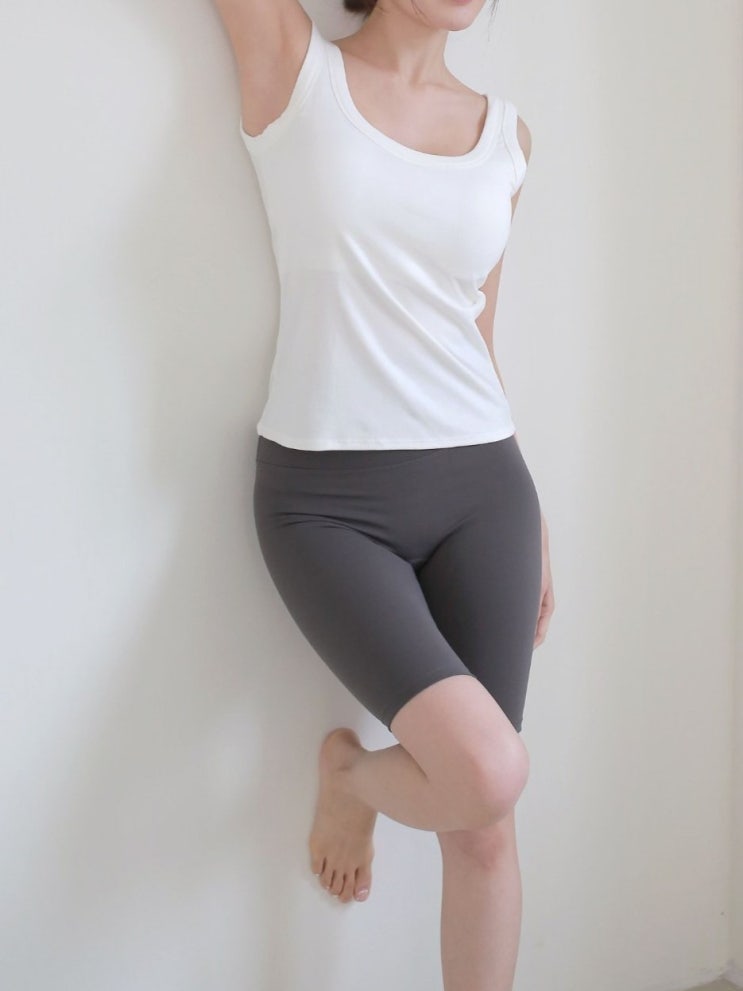  여자 브라캡 코튼 민소매 나시 추천 편한 데일리 여름 이너 기본템