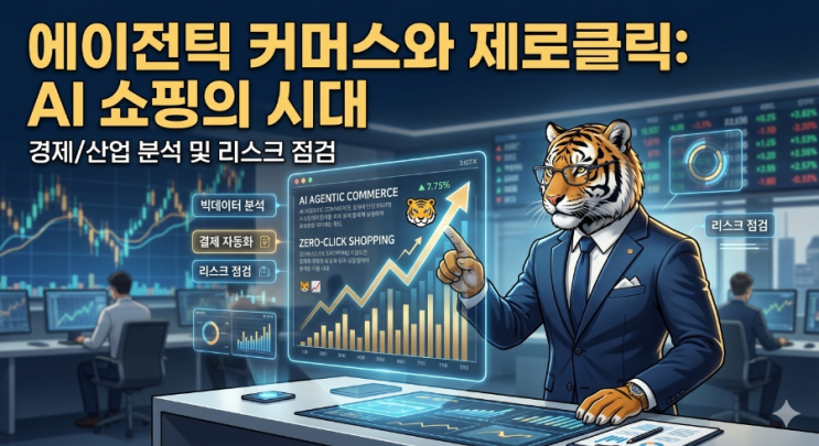  [산업 분석] AI가 쇼핑하는 '에이전틱 커머스' 시대, 수혜주 이면의 리스크 점검