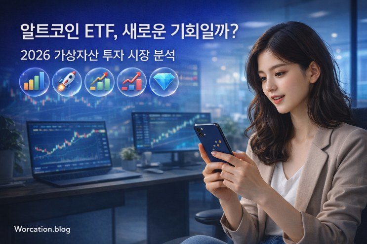 비트코인 다음은 알트코인 ETF? 2026 가상자산 시장의 거대한 머니무브와 투자 전략