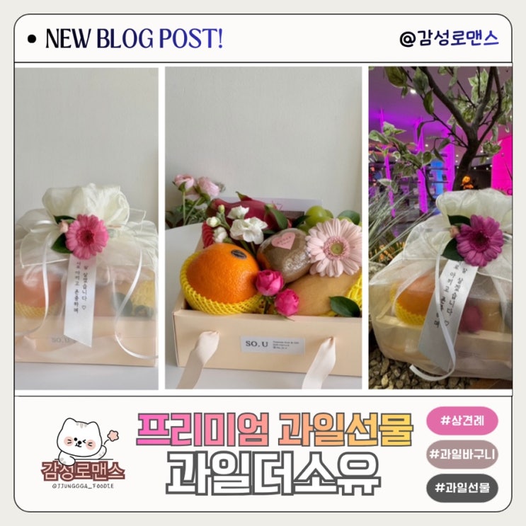  양가 부모님 첫 인사 상견례선물 필수 준비 프리미엄 과일바구니 과일더소유