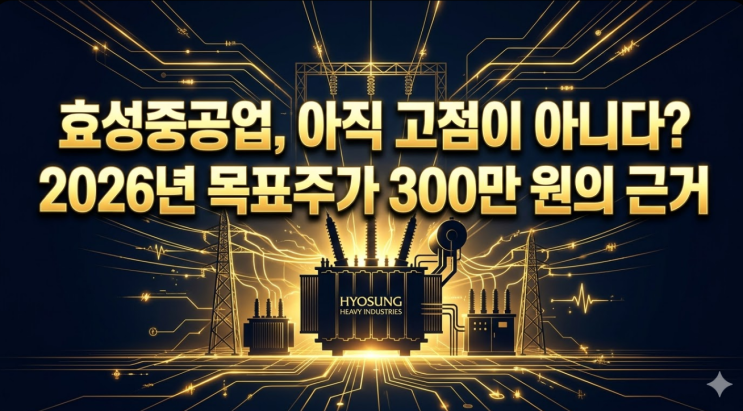  효성중공업 1년 새 10배 폭등! 아직도 "더 오른다"고 말하는 3가지 이유 