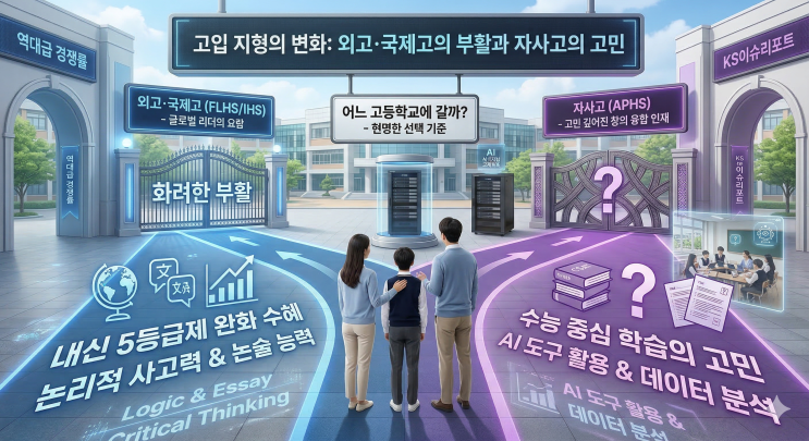  2026 고입 시장, "역대급 경쟁률" 외고·국제고의 부활 vs 고민 깊어진 자사고