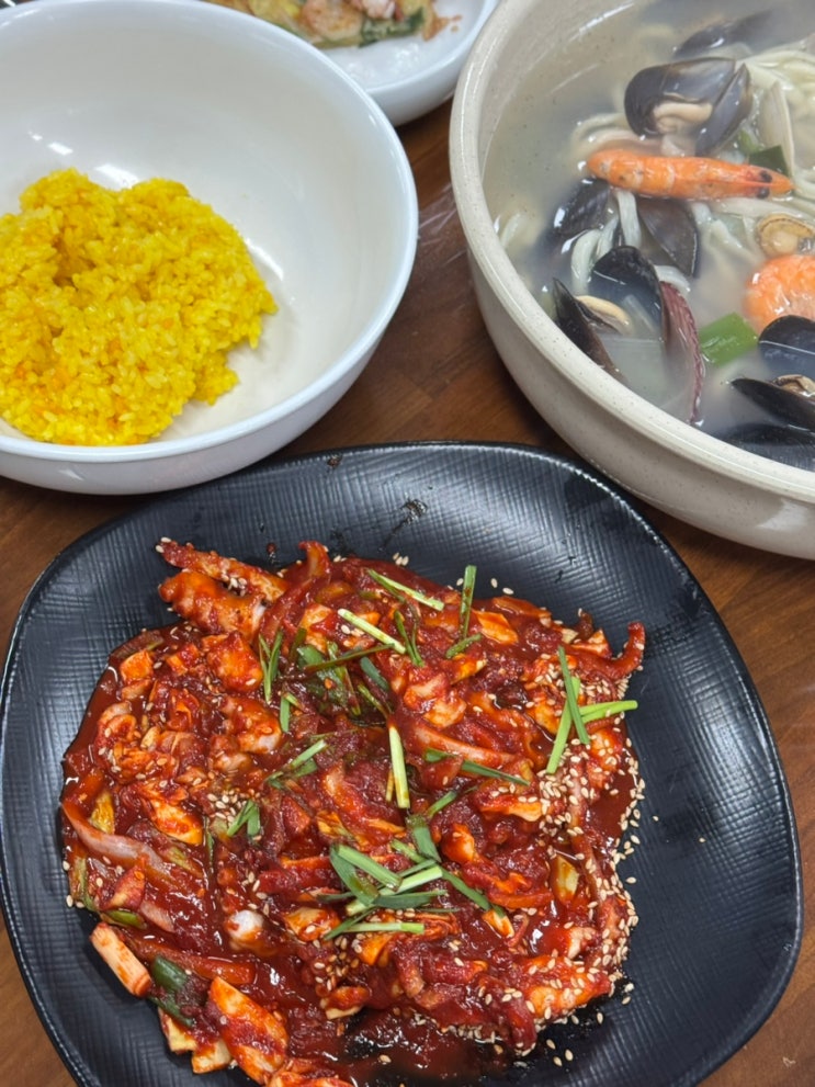  을왕리맛집 통낚지볶음과 해물파전의 환상 조합 해상궁