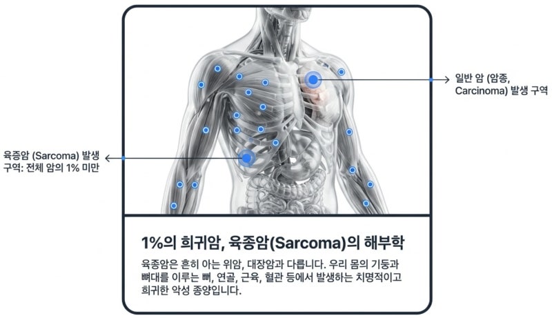 육종암이란? 전체 암의 1% 희귀암, 증상과 종류 제대로 알기