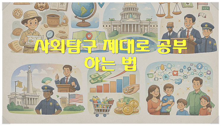  사회탐구 제대로 공부하는 법, 과목 선택부터 학습 방향