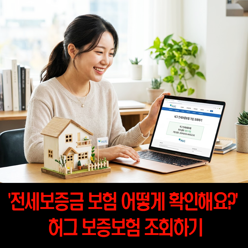 '전세보증보험 잘 가입되어 있는지 어떻게 확인해요?' 허그 보증보험 조회하기