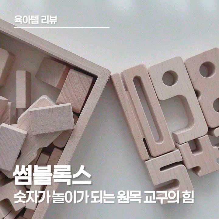  원목 교구 썸블록스로 시작하는 5세 수학, 10의 보수 원리 놀이로 한 번에 끝내기