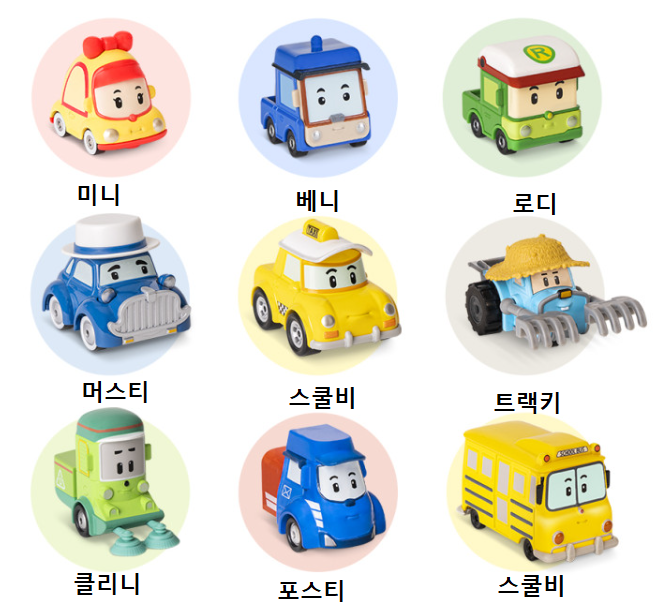 로보카폴리 등장인물(캐릭터) 이름로이 뜻