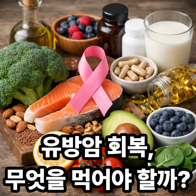  유방암 회복에 도움 되는 영양소 총정리 (재발 방지까지 잡는 핵심 가이드)