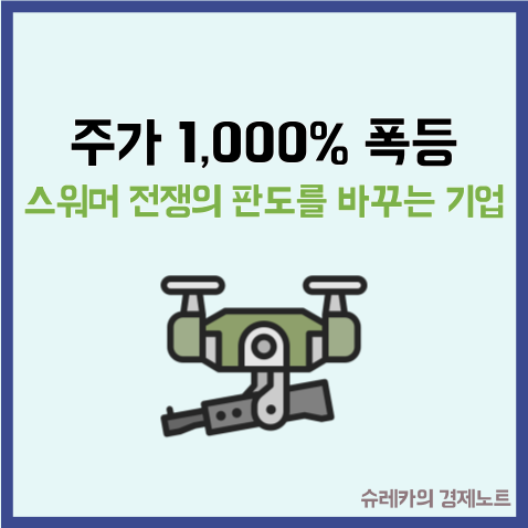  상장 이틀 만에 1,000% 폭등 방산 AI 드론기업 스워머