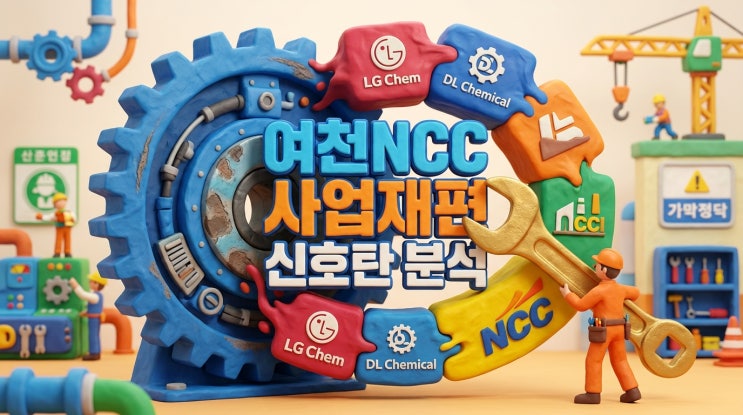  여천NCC 사업재편 신호탄! 산업은행 등판과 석유화학 빅딜의 시작