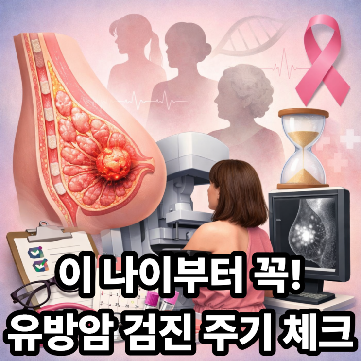 유방암 검진 주기, 연령별 권장 기준 총정리 