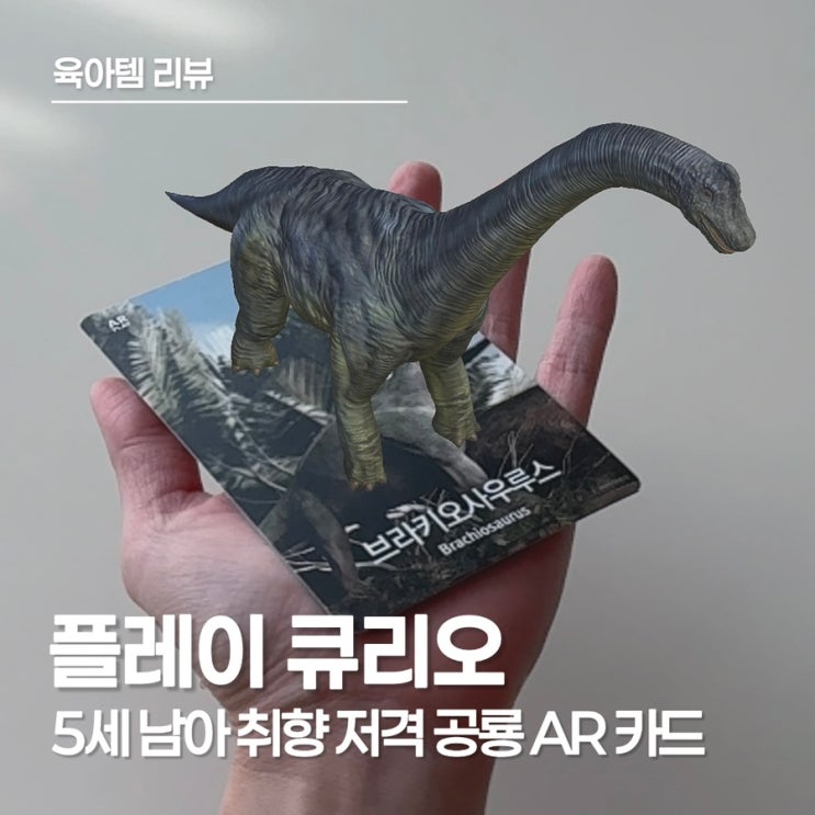  5세 남아 선물 고민 끝! 어린이날 선물로 딱인 '플레이 큐리오' 공룡 AR 카드 (feat. 공룡 도감 활용법)