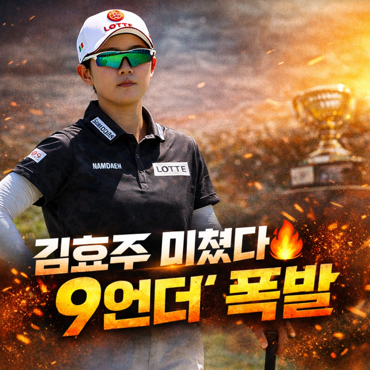 김효주 LPGA 파운더스컵 단독 선두 1R 9언더·2R 11언더 우승 보인다