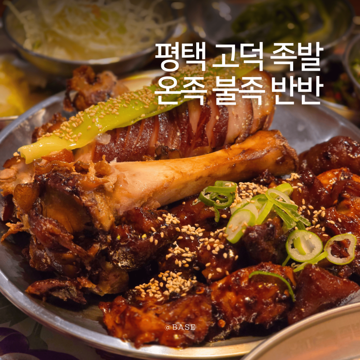  평택 고덕 맛집, 고덕호수공원 근처 족발 맛집 완미족발 다양한 조합이 매력적인 곳
