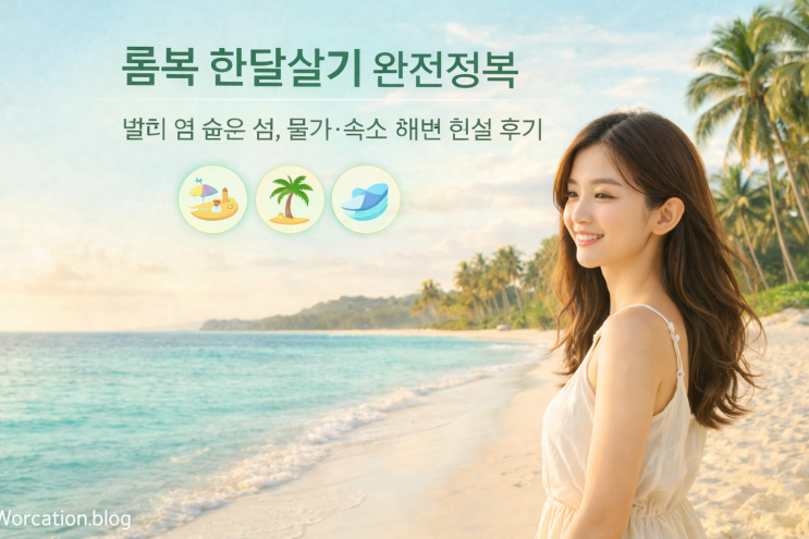  인도네시아 여행 - 롬복 한달살기 : 발리 옆 숨은 섬, 물가·숙소·해변 현실 후기