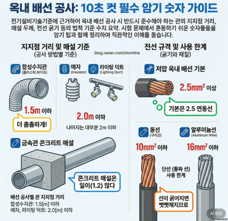 배선설비 (KEC 232)
