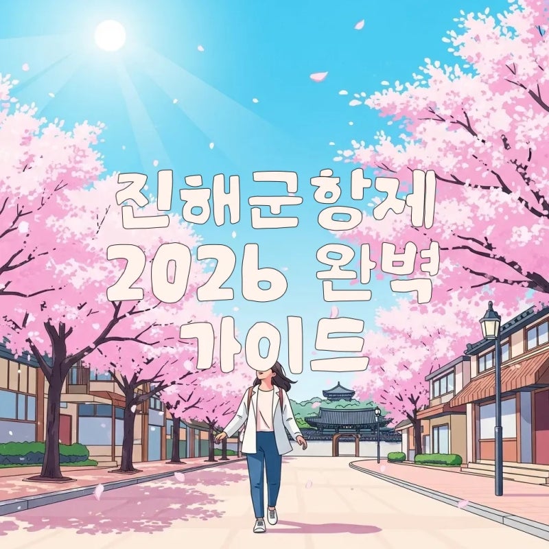 2026 진해군항제: 완벽한 벚꽃 축제 일정, 주차, 교통 꿀팁