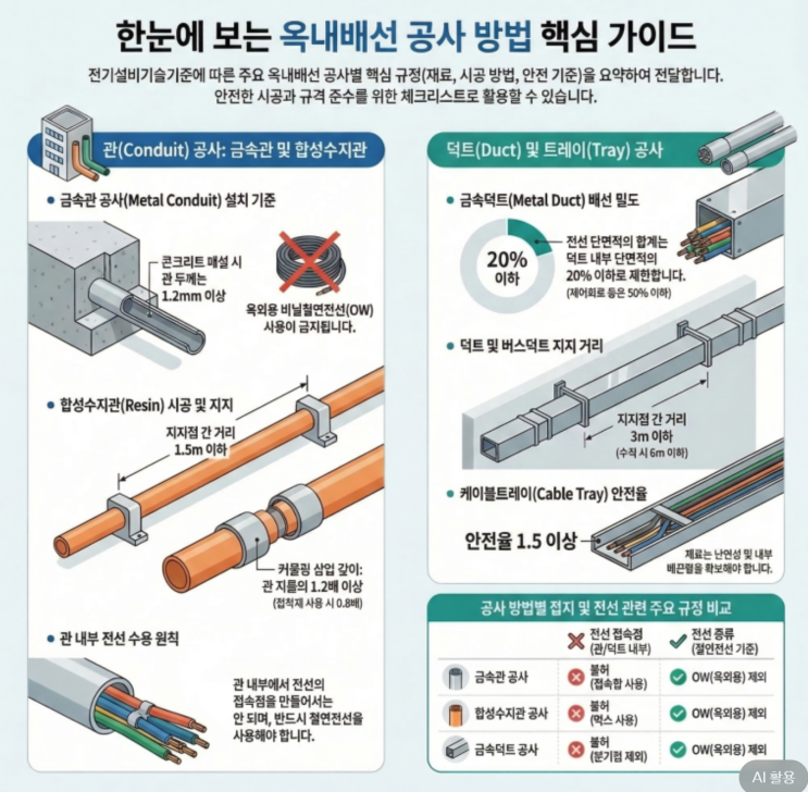 배관공사 (KEC 232. 10~)