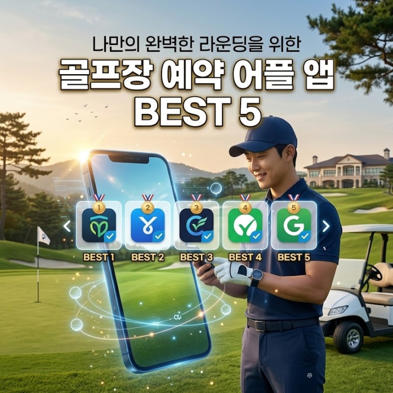 골프장 예약 어플 앱 BEST 5