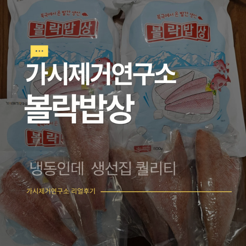 가시제거연구소 볼락 밥상 후기｜집에서 생선 전문점 된 날