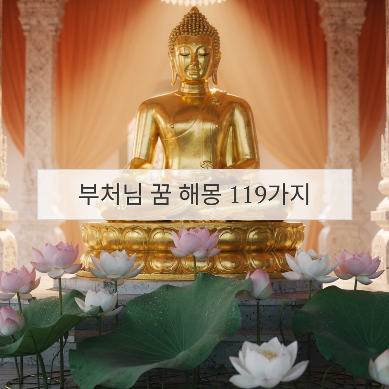 부처님 꿈, 부처님 꿈 해몽 119가지: 상황별 전통적 의미와 길흉 완벽 가이드