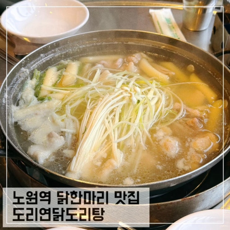  노원 닭한마리 맛집 도리연닭도리탕 노원역 술집 밥집