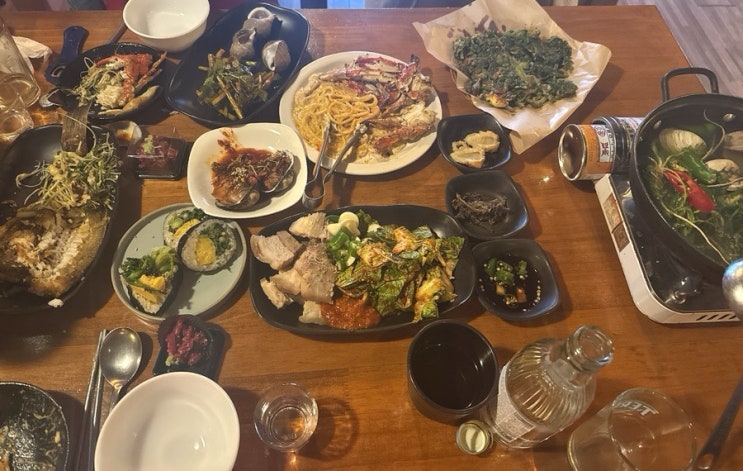  울산 삼산 술집, 제철메뉴인 안주를 먹을 수 있는 요리주점 자매실비